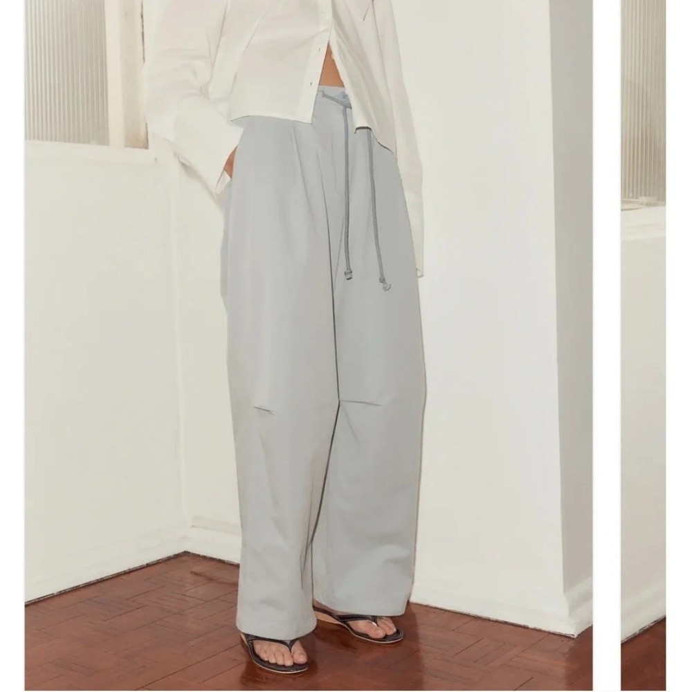 Deiji Studios Bartack Pant Sky Blue Organic Cotton Pants Size XS Oversized